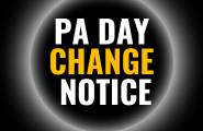 Eclipse – PA Day Change Notice to Families